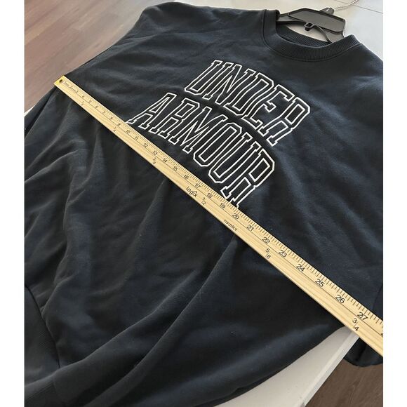 Under Armour Icon Heavyweight Terry Men's Oversized Crew Black M - Picture 5 of 6